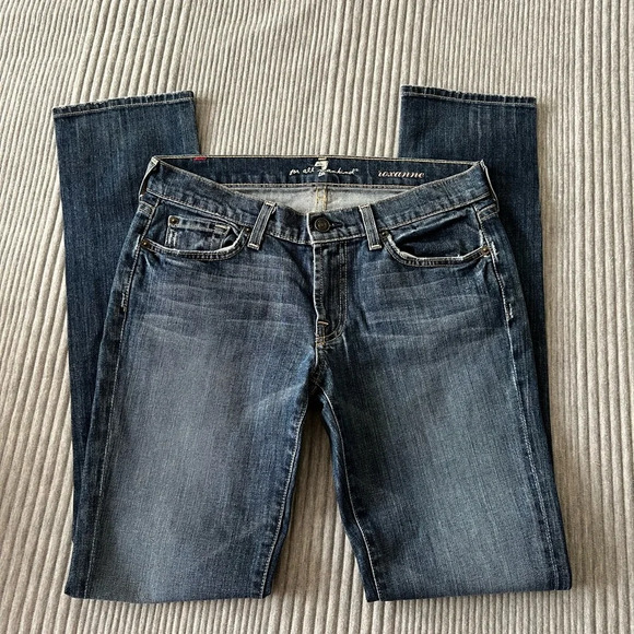 Women’s 7 for all mankind Roxanne denim jeans size 27 EUC - Picture 1 of 5
